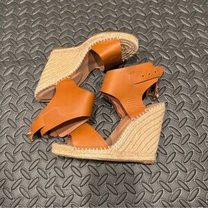 Joie Women's Tan Wedge Sandals